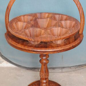 Handcrafted Wooden Serving & Display Stand – Royal Multi-Section Design